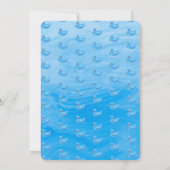 Make a Splash Rubber Duck 1st Birthday Invitation Einladung (Rückseite)