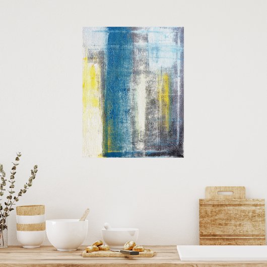 'Make a Statement' Abstrakt Art Poster Print (Küche)