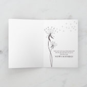 Make a Wish Birthday Greeting Card Karte (Innenseite)