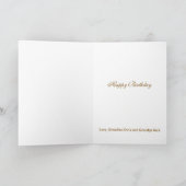 Make a Wish Custom Text Dandelion Karte (Innenseite)