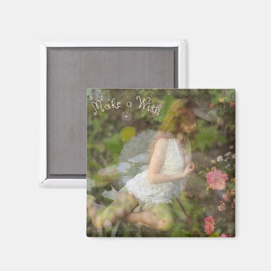 Make a Wish Magnet (Vorderseite/Rückseite)