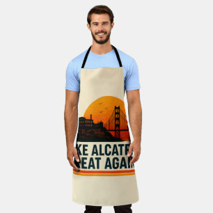 Make Alcatraz Great Again Lustig Schürze