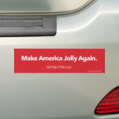 "Make America Again" 11" x 3" Autoaufkleber (Auf Auto)