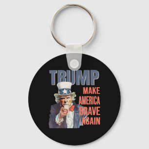 Make America Brave Again Pro Trump Republikaner Schlüsselanhänger