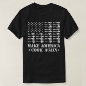 Make America Cook Again Cooking Chef Kitchen Culin T-Shirt (Design vorne)