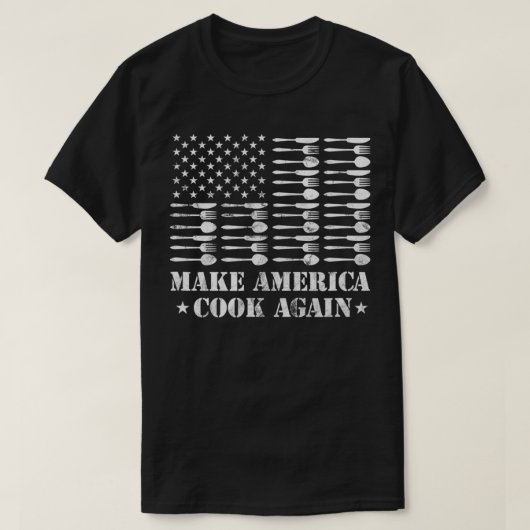 Make America Cook Again Cooking Chef Kitchen Culin T-Shirt (Design vorne)