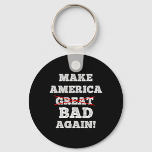 Make America D Again Lustiger Trump Spruch Frohes Schlüsselanhänger
