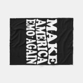 Make America Emo Again Lustig Goth Uns Sagt Fleecedecke (Vorderseite (Horizontal))