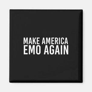 Make America Emo Again Lustiges Goth-Geschenk 2 Magnet
