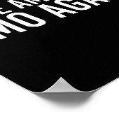Make America Emo Again Lustiges Goth Geschenk Idee Poster (Ecke)