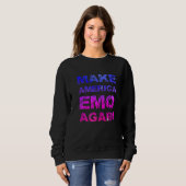 Make America Emo Again  Pastel Goth Sweatshirt (Vorne ganz)
