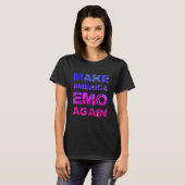 Make America Emo Again Pastel Goth T-Shirt (Vorne ganz)