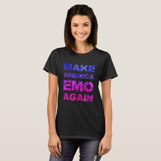 Make America Emo Again   Pastel Goth T-Shirt (Vorne ganz)