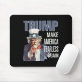 Make America Fearless Again Pro Trump Republikaner Mousepad (Mit Mouse)