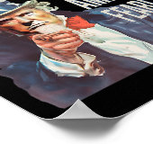 Make America Fearless Again Pro Trump Republikaner Poster (Ecke)