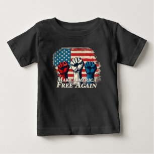 Make America Free Again Kunstwerk Baby T-shirt