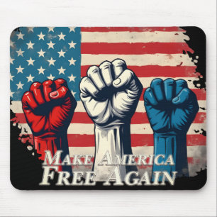 Make America Free Again Kunstwerk Mousepad