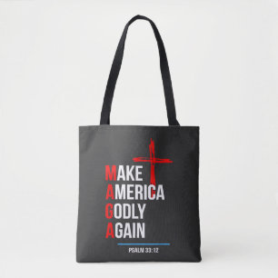 Make America Godly Again Trump Amtseinführung Maga Tasche
