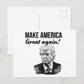 Make America Great Again 2024 Postkarte (Vorne/Hinten)