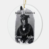 Make America Great Again Ceramic Ornament (Links)