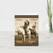 Make America Great Again Greeting Card Karte (Vorderseite)