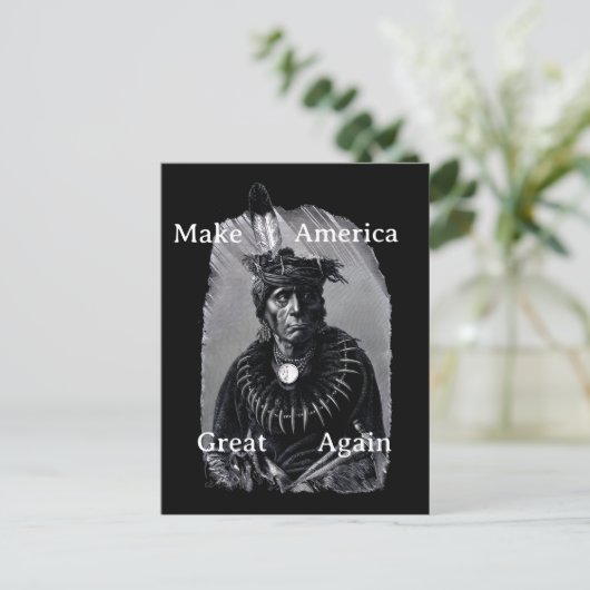 Make America Great Again Postcard Postkarte (Stehend Vorderseite)