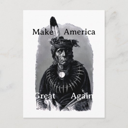 Make America Great Again Postcard Postkarte (Vorderseite)