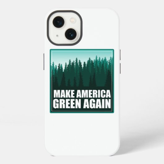 Make America Green Again iPhone Hülle (Rückseite)
