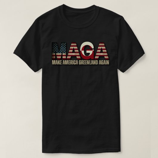 Make America Greenland Again T-Shirt (Design vorne)