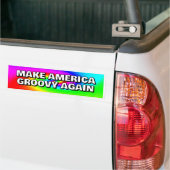 MAKE AMERICA GROOVY WIEDER, Sie können die Wörter Autoaufkleber (Auf Lkw)