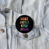 Make America Kind Again Regenbogen LGBTQ Schwul Button (Beispiel)