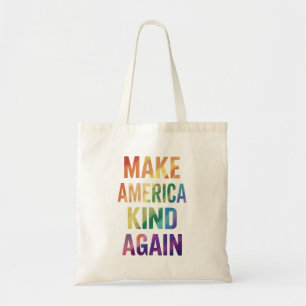 Make America Kind Again Regenbogen LGBTQ Schwul  Tragetasche