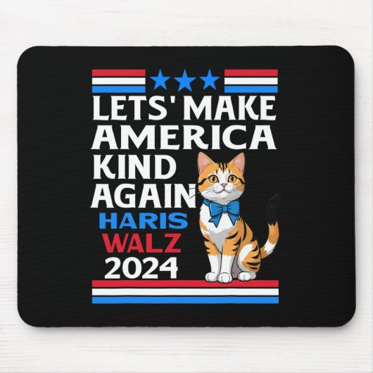 Make America Kind wieder Kamala Harris Tim Wheimer Mousepad (Vorne)