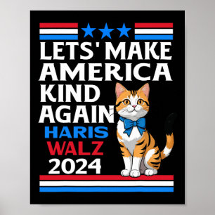 Make America Kind wieder Kamala Harris Tim Wheimer Poster