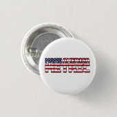Make America Metric - US Flag Metric System Scienc Button (Vorne & Hinten)