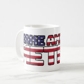 Make America Metric - US Flag Metric System Scienc Kaffeetasse (Vorderseite Links)