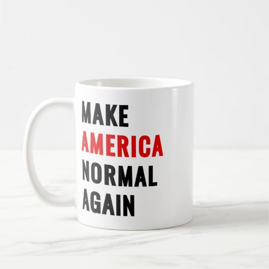Make America Normal Again Kaffeetasse (Links)