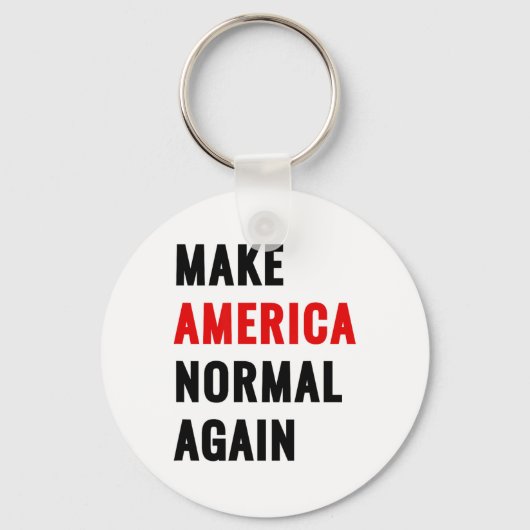 Make America Normal Again  Schlüsselanhänger (Vorderseite)