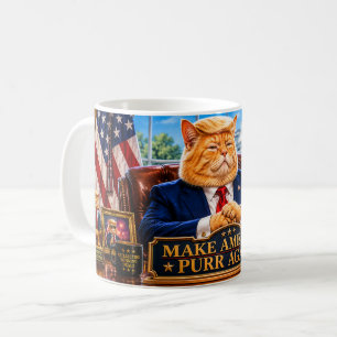 Make America Purr Again – Lustige Politische Katze Kaffeetasse