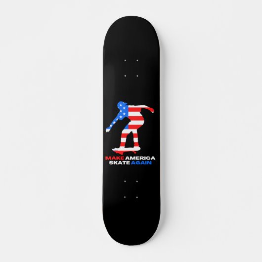 MAKE AMERICA SKATE WIEDER 50-50grind Edition Skateboard (Vorne)