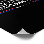 Make America Trumpless Again Anti Trump  Poster (Ecke)