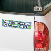 Make America wieder Groovy Autoaufkleber (Auf Lkw)