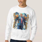Make Anime Great Again - Mecha Trump Sweatshirt (Vorderseite)