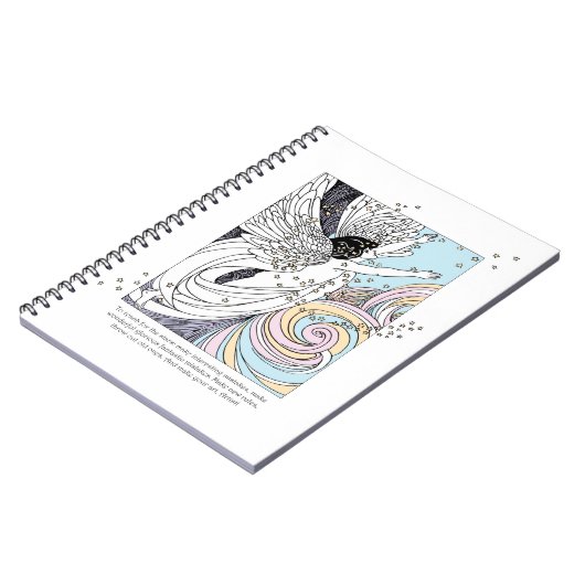 Make Art Angel Notizblock (Linke Seite)