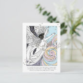 Make Art Angel Postkarte (Stehend Vorderseite)
