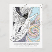 Make Art Angel Postkarte (Vorderseite)