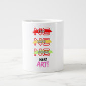 make art mug Jumbo-Tasse (Vorderseite)