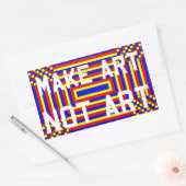Make Art Not Art Sticker (Umschlag)