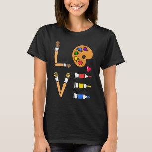 MAKE Artist Artistic Spaß Malerei Cool T-Shirt
