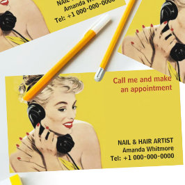 Make-Artist Haar Nail Visitenkarte